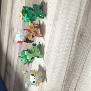 4 pcs tokidoki vinyl figures